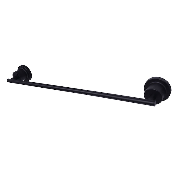 BAH8212MB Concord 18" Single Towel Bar, Matte Black